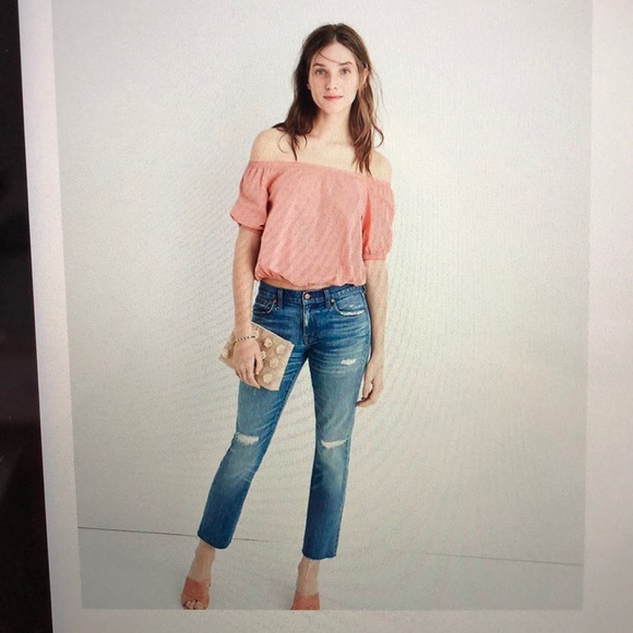 MADEWELL Off the Shoulder Bubble Top - Picture 6 of 6